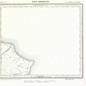 CARTA IDROGRAFICA DEL REGNO D'ITALIA - Foglio 231 - Cirò
