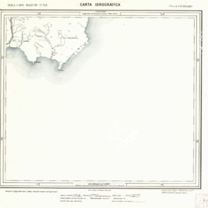 CARTA IDROGRAFICA DEL REGNO D'ITALIA - Foglio 243 - Isola Capo Rizzuto