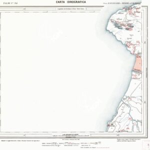 CARTA IDROGRAFICA DEL REGNO D'ITALIA - Foglio 245 - Palmi