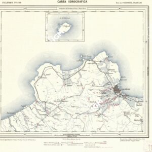 CARTA IDROGRAFICA DEL REGNO D'ITALIA - Foglio 249 - Palermo