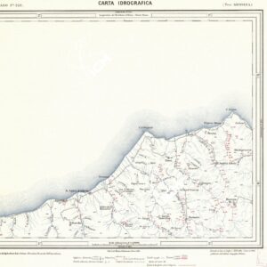 CARTA IDROGRAFICA DEL REGNO D'ITALIA - Foglio 252 - Naso