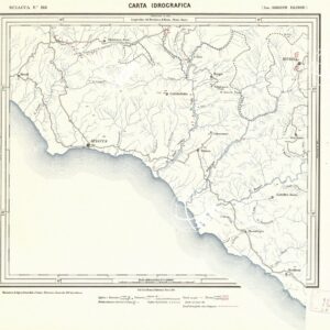 CARTA IDROGRAFICA DEL REGNO D'ITALIA - Foglio 266 - Sciacca