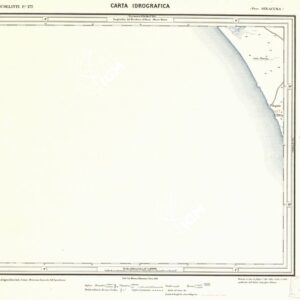 CARTA IDROGRAFICA DEL REGNO D'ITALIA - Foglio 275 - Scoglitti