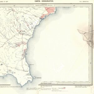 CARTA IDROGRAFICA DEL REGNO D'ITALIA - Foglio 277 - Noto