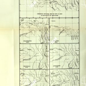 MAPS ILLUSTRATING MR. R. GORDON'S PAPER CHINESE OFFICIAL MAP OF 1770 - 1886 E DANVILLE OF 1830-1840.