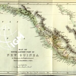 MAP OF SOUTH WESTERN PART OF NEW GUINEA.