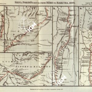 SILVA PORTO'S ROUTE FROM BIHE TO BAKUBA.