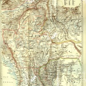 BURMA WITH PARTS OF INDIA, CHINA AND SIAM.