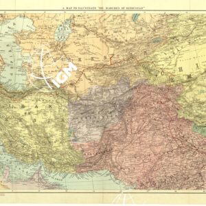 ASIA CARTE GENERALI - A MAP TO ILLUSTRATE THE MARCHES OF HINDUSTAN