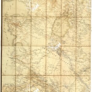 RUSSIA - CARTE DEL CIRCONDARIO MILITARE DEL TURKESTAN E PAESI LIMITROFI Foglio 2