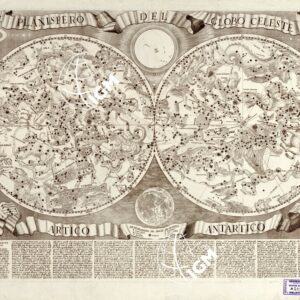 PLANISFERO DEL GLOBO CELESTE DI FRANCESCO BRUNACCI