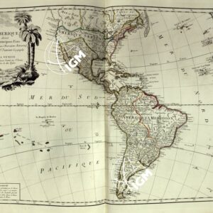 L'AMERIQUE DIVISE'E EN PRINCIPAUX ETATS.