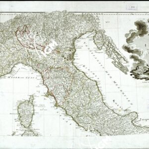 KARTE VON ITALIEN VERFASST VON HERRN D'ANVILLE NEU HERANS GEGEBEN VON HERRN F. A. SCHRCEMBEL 1788 (CARTA D'ITALIA COMPILATA DAL SIG. D'ANVILLE, NUOVAMENTE EDITA DAL SIG. F.A. SCHRAEMBL, 1788) (Foglio nord).