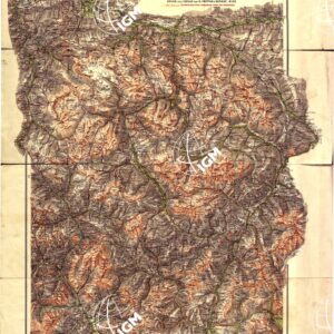 TOURISTEN - WANDERKARTE DER DOLOMITEN DRUCK UND VER LAG VON G. FREYTAG & BERNDT - Foglio 1