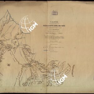 STATO MAGGIORE EGIZIANO - CARTA DELLA REGIONE COMPRESA FRA KASSALA, KUFFIT, GHIRA E MAI DARO. Foglio 2 KUFFIT