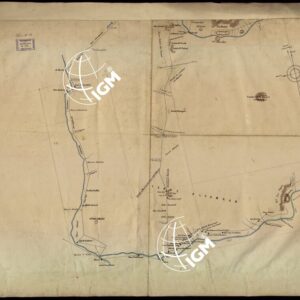 STATO MAGGIORE EGIZIANO - CARTA DELLA REGIONE COMPRESA FRA KASSALA, KUFFIT, GHIRA E MAI DARO. Foglio 3 GHIRA