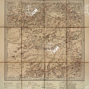 CARTA DELLA COLONIA ERITREA IN 8 FOGLI - Foglio 6 ADUA