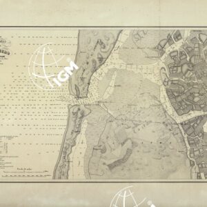 PLANO HYDROGRAPHICO DA BARRA E PORTO DA RIA DE AVEIRO