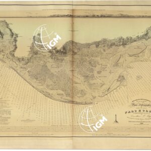 PLANO HYDROGRAPHICO DAS BARRAS E PORTOS DE FARO E OLHAO.
