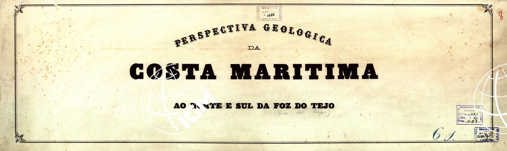 PERSPECTIVA GEOLOGICA DA COSTA MARITIMA AO NORTE E SUL DA FOZ DO TEJO - Titolo
