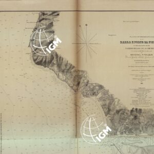 PLANO HYDROGRAPHICO DA BARRA E PORTO DA FIGUEIRA E COSTA ADJACENTE DESDE PALHEIROS DE LAVOS ATE' AO CABO MONDEGO