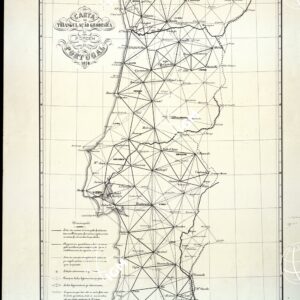 CARTA DA TRIANGULACAO GEODESICA DE L'ORDINE DE PORTUGAL (A)