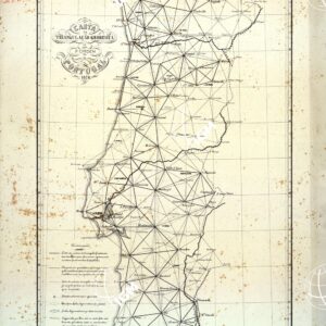 CARTA DA TRIANGULACAO GEODESICA DE L'ORDINE DE PORTUGAL (B)