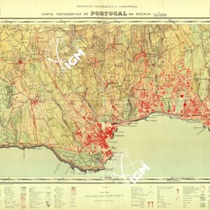CARTA TOPOGRAFICA DE PORTUGAL