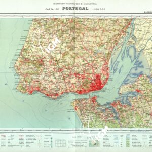 CARTA DE PORTUGAL, serie m.684 (Edicao I-I. G.c.P)