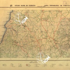 CARTA DOS ARREDORES DE LISBOA - Foglio 20 - 21