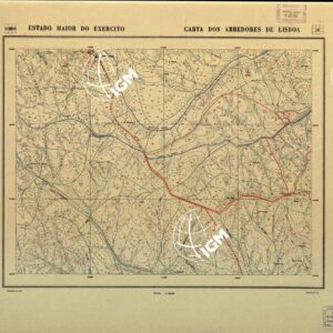 CARTA DOS ARREDORES DE LISBOA - Foglio 50A