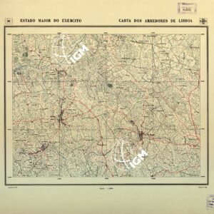 CARTA DOS ARREDORES DE LISBOA - Foglio 50B