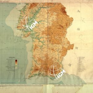 CARTA ILYPSOMETRICA DE PORTUGAL (Foglio Sud)