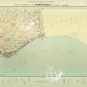 CARTA COROGRAFICA DE PORTUGAL (Faro)