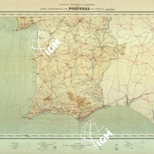 CARTA COROGRAFICA DE PORTUGAL (Foglio 3)
