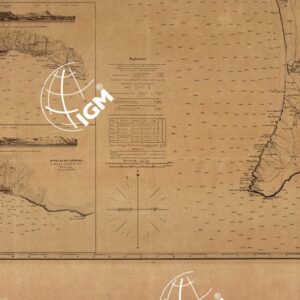 PLANO HYDROGRAPHICO DESDE CABO DA ROCA ATE CEZIMBRA CONTENDO A ENTRADA DO NO TEJO E SEU PORTO.