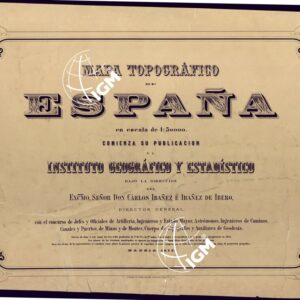 MAPA TOPOGRAFICO DE ESPANA - Titolo