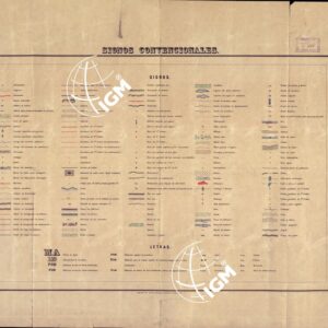 MAPA TOPOGRAFICO DE ESPANA - Busto - Foglio 12