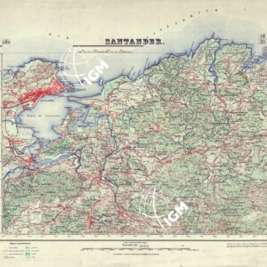 MAPA TOPOGRAFICO DE ESPANA - Lequeitio - Foglio 39