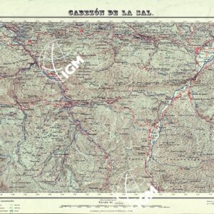 MAPA TOPOGRAFICO DE ESPANA - Valmaseda - Foglio 60