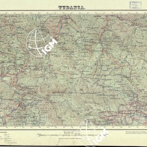 MAPA TOPOGRAFICO DE ESPANA - Orozco - Foglio 86