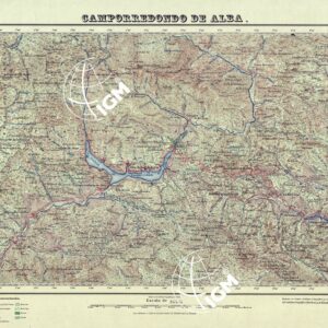 MAPA TOPOGRAFICO DE ESPANA - Camporredondo de Alba - Foglio 106