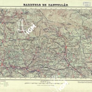 MAPA TOPOGRAFICO DE ESPANA - Barruelo de Santullan - Foglio 107