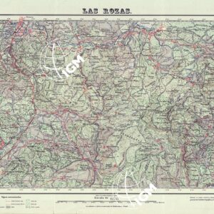 MAPA TOPOGRAFICO DE ESPANA - Las Rozas - Foglio 108