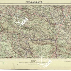MAPA TOPOGRAFICO DE ESPANA - Villarcayo - Foglio 109