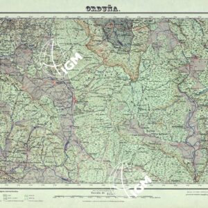 MAPA TOPOGRAFICO DE ESPANA - Orduna - Foglio 111