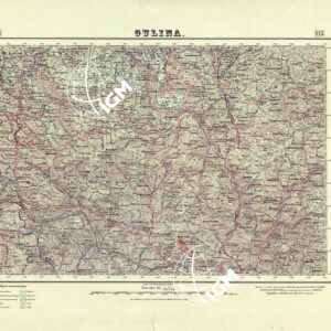 MAPA TOPOGRAFICO DE ESPANA - Gulina - Foglio 115