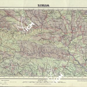 MAPA TOPOGRAFICO DE ESPANA - Riello - Foglio 128