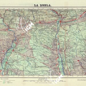 MAPA TOPOGRAFICO DE ESPANA - La Robla - Foglio 129