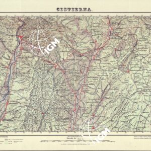 MAPA TOPOGRAFICO DE ESPANA - Cistierna - Foglio 131